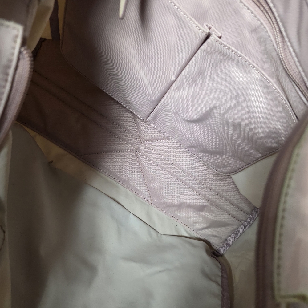 Frye Blush Pink Nylon Tote with Light Leather Handles - Picture 13 of 13